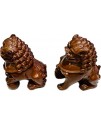 樹脂雕塑 小獅子 一對